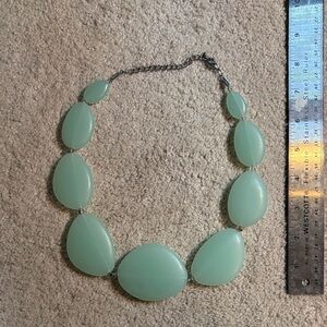 Mint Green Statement Bib Necklace - Women Jewelry
